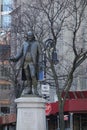 Benjamin Franklin Statue Royalty Free Stock Photo