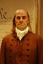 Benjamin Franklin Wax Figure Royalty Free Stock Photo