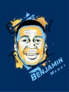 French footballer Benjamin Mendy digital art