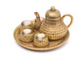 Benjarong porcelain tea set,