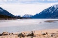 Bennett Lake in Carcross, Yukon, Canada Royalty Free Stock Photo