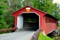 Bennington, VT: Silk Road Covered Bridge Royalty Free Stock Photo