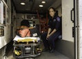 Bensonhurst, Brooklyn, New York - July 31, 2020: Emergency Medical Response Technician ready to help Royalty Free Stock Photo