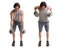 Bent Over Row Royalty Free Stock Photo