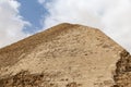 Bent Pyramid in Necropolis of Dahshur, Cairo, Egypt Royalty Free Stock Photo