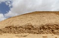 Bent Pyramid in Necropolis of Dahshur, Cairo, Egypt Royalty Free Stock Photo