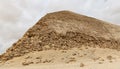 Bent Pyramid in Necropolis of Dahshur, Cairo, Egypt Royalty Free Stock Photo