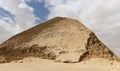 Bent Pyramid in Necropolis of Dahshur, Cairo, Egypt Royalty Free Stock Photo