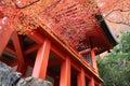 Benten-do and autumn leaves in Daigoji Temple, Kyoto, Japan