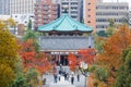 Benten Hall Temple at Ueno Park Royalty Free Stock Photo