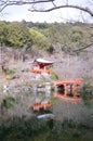 Bentendo Hall in Spring Royalty Free Stock Photo