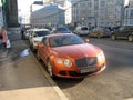 Bentley car on a Moscow street