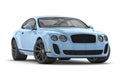 Modern Bentley Continental SS on White Background Royalty Free Stock Photo