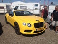 Bentley convertible yellow Netherlands Assen gamma racing Day