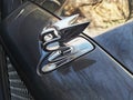 August 25, 2010. Ukraine - Kiev. The Bentley emblem. Bentley in the city Royalty Free Stock Photo