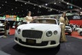 Bentley GT Continental on Display at a Motor Show Royalty Free Stock Photo