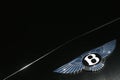 Bentley Motors logo on dark green sport car Royalty Free Stock Photo