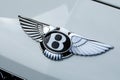 Bentley Winged B Logo Macro Shot