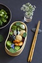 Japanese bento box lunch Royalty Free Stock Photo