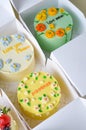 Bento Cakes with Love Mom Messages, Mother\'s Day Sweet Present