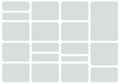 Bento grid template layout shape. Bento box modular collage frame design geometry background.