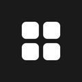 Bento like menu dark mode glyph ui icon
