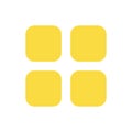 Bento like menu flat color ui icon