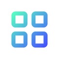 Bento like menu pixel perfect gradient linear ui icon