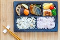 Bento, Single portion takeout Royalty Free Stock Photo