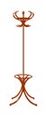 Bentwood Coat Rack Royalty Free Stock Photo