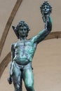 Benvenuto Cellini's Perseo with the head of Medusa Royalty Free Stock Photo