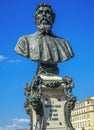 Benvenuto Cellini Statue Ponte Vecchio Florence Tuscany Italy Royalty Free Stock Photo