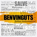 Benvinguts (Welcome in Catalan