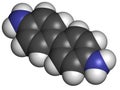 Benzidine (4,4Ã¢â¬â¢-diaminobiphenyl) chemical. Highly carcinogenic. Used in production of dyes