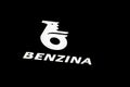 Benzina oil and gas company logo on petrol station