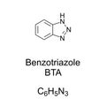 Benzotriazole, BTA, corrosion inhibitor, chemical formula and structure