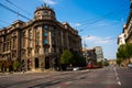 BEOGRAD, SERBIA: Beautiful street with houses in the old town