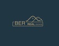 BER Real Estate and Consultants Logo Design Vectors images. Luxury Real Estate Logo Design