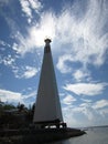 Beras Basah Lighthouse Royalty Free Stock Photo