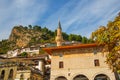 BERAT, ALBANIA: View of the Old Bachelors' Mosque in Berat.