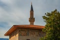 BERAT, ALBANIA: View of the Old Bachelors' Mosque in Berat.