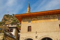 BERAT, ALBANIA: View of the Old Bachelors' Mosque in Berat.