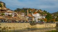 BERAT, ALBANIA: View of the Old Bachelors' Mosque in Berat.