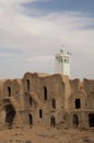 Berber ksar with minaret tower Royalty Free Stock Photo