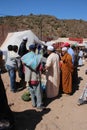 Berber market Royalty Free Stock Photo