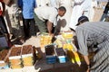 Berber men at the dates fruit market