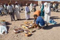 Berber men at the dates fruit market