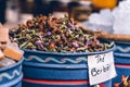 Berber tea seeds: Tiny vessels of tradition, harboring the essence of warmth and community, ready to be brewed into a comforting Royalty Free Stock Photo