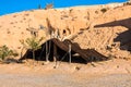 A Berber tent in Matmata, Tunisia Royalty Free Stock Photo