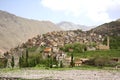 Berber village in Atlas. Morocco Royalty Free Stock Photo